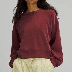 Lululemon perfectly oversized cropped crew